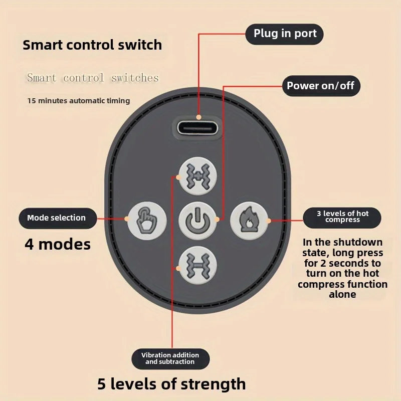 PostureDream Heated Neck Massage Pillow